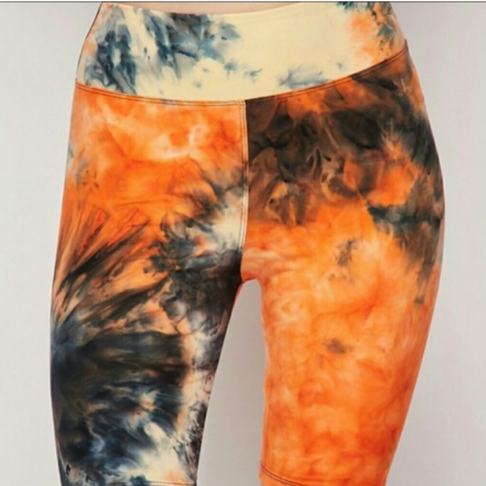 PICK 3/$25 SALE New Mix Tie Dye Bike Shorts Yoga Cycling Gym Fitness Activewear